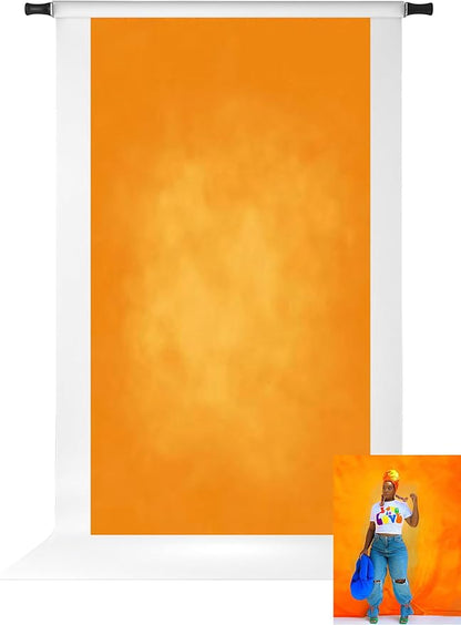 Kate Orange Photography Backdrops Abstract Photo Backdrop Poratrait Background by KateBackdropforPhotography
