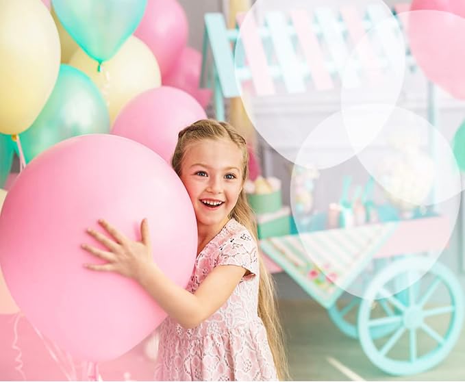18 Inch Clear Balloons 12 Pack Large Latex Party Balloons Round Helium Balloon - Image 6