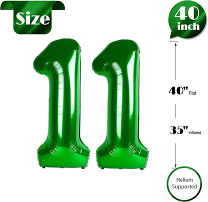 Green 11 Balloon - Image 5
