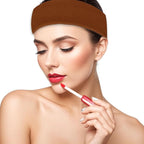 Yoga Headbands for Women, Non Slip Elastic Sweat Hairbands, Solid Color Head Accessories Headscarves Hair Hoop, Sweat-Absorbing Hairbands for Sports, Fitness, Running