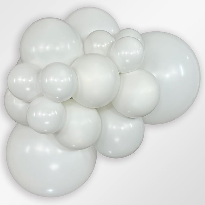 Sempertex Fashion White Balloons, 18 Inch, Graduation, Baby Shower, Anniversary - Image 2