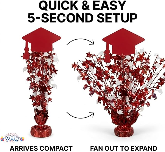 PMU 6 Pcs Graduation Centerpieces - Image 8