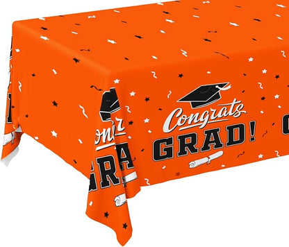 Graduation Party Decorations, Gongrats Grad Tablecover - Image 6