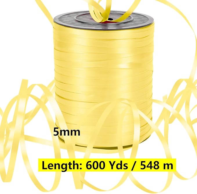600 Yards Curling Ribbon, Balloon String Roll Ribbon and Bows - Image 5