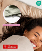 SUNDAYSILKS™ Premium Silk Pillow Cases | 100% Mulberry Silk Pillowcase with Zipper, All Sides Real 22 Momme Grade 6A Silk, Standard Queen, King Size [Olive]