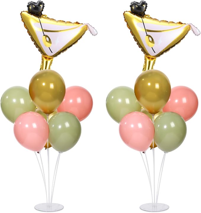 Martini Birthday Party Balloons Stand Kit 2 Sets - Image 3