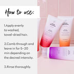 Four Reasons Color Mask - Plum - (27 Colors) Toning Treatment, Color Depositing Conditioner, Tone & Enhance Color-Treated Hair - Semi Permanent Hair Dye, Vegan and Cruelty-Free, 6.76 fl oz