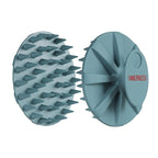 INNERNEED Scalp Massager Shampoo Brush, Wet & Dry Manual Scalp Care Head Scrubber Hair Washing, Soft Silicone Bristles, for Hair Growth, Dandruff Removal (Dark Green)