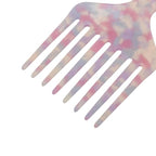 VOCOSTE Hair Picks for Curly Hair, Gentle Detangling Wide Tooth Comb, Afro Pick, Hair Pick Comb, Hangable Hair Styling Tool for Hair Care, Purple
