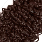 30 32 34 Inch Chocolate Brown Bundles Human Hair Color 4 Water Wave Bundles Niegmeag Hair Peruvian Virgin Remy Hair Extensions Brown Wet and Wavy Bundle