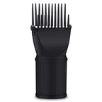 Segbeauty Blow Dryer Comb Attachment, Black Brush Attachments for Hair Dryer Concentrator Nozzle 1.69-1.76in and 2.12in, Pro Hairdressing Styling Salon Tool to Straighten Detangle Curly Natural Hair