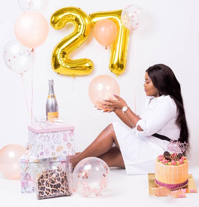 Gold 25 Balloon - Image 9