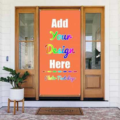 Custom Banners and Signs 35.4x72.8 Inch, Coral | Customize by ZOLRITH