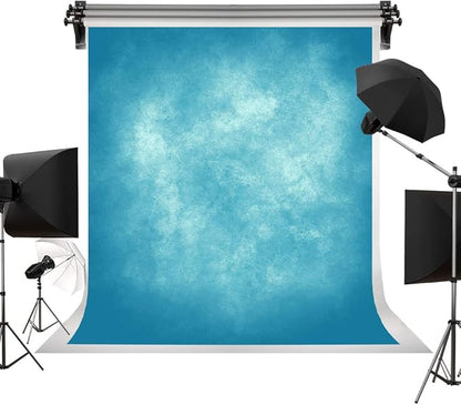 Kate 1.5x2.2m Blue Portrait Backdrops Abstract Blue Photography Backgrounds by KateBackdropforPhotography