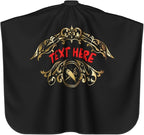 Custom Barber Cape for Men Personalized Professional Hair Cutting Cape with Text for Home Salon Barbershop