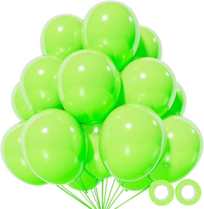 110pcs Green Balloon 12 inch by KUULBELAballoons