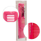 DONNA Cutting Comb – Precise Haircut & Sectioning Tool – Dual-Sided Fine & Wide Teeth Tail Comb for Layering, Thinning & Styling Wet or Dry Hair (PINK)
