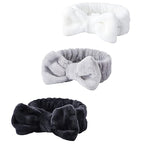 WSYUB Spa Headband, Makeup, Fluffy Makeup Headbands, Slumber Party Supplies, Facial Headbands Headband for Washing Face, Bow Hair Band
