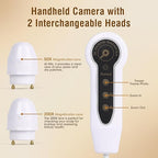 Scalp Camera, 5" HD Rechargeable Scalp and Skin Analysis Machine, Skin Microscope for Professional Facial & Hair Follicle Health Diagnosis - For Home, Salon, Spa