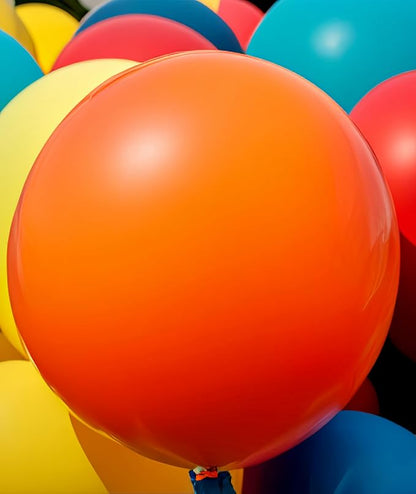 35 Pack Giant Balloons 36 Inch 17 Kinds Colors Latex Colorful Party Big Balloon - Image 5