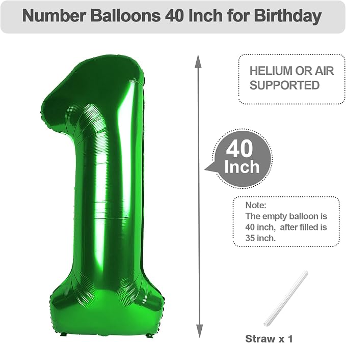 Number 0 Balloons 40 Inch Balloon - Image 5