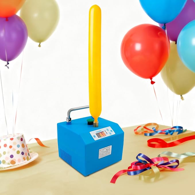 Electric Balloon Pump, with Timer & Counter, Cordless Balloon Inflator | with - Image 4