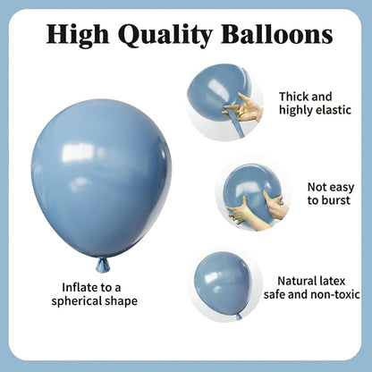 Dusty Blue Balloons - Image 3
