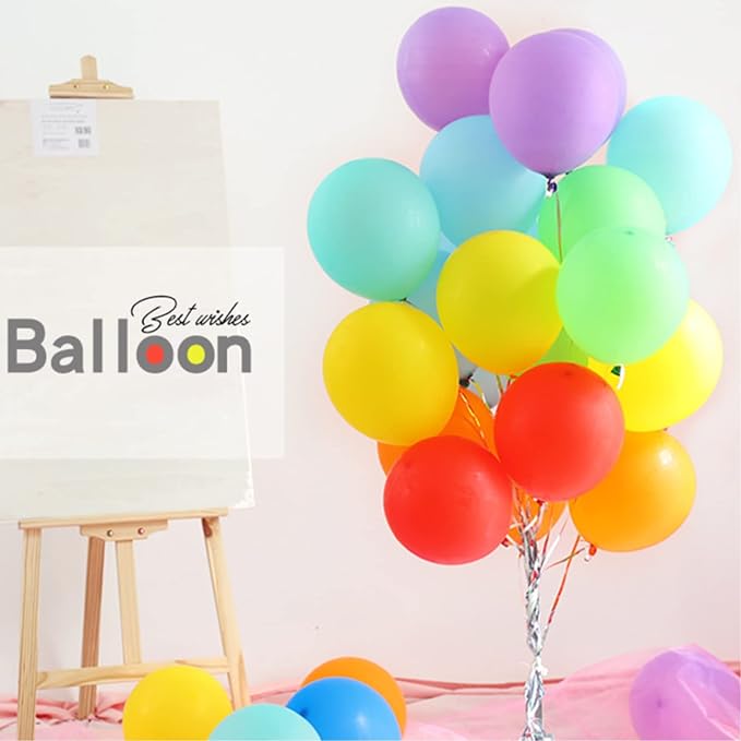 5 inch Yellow Party Balloons - Image 4