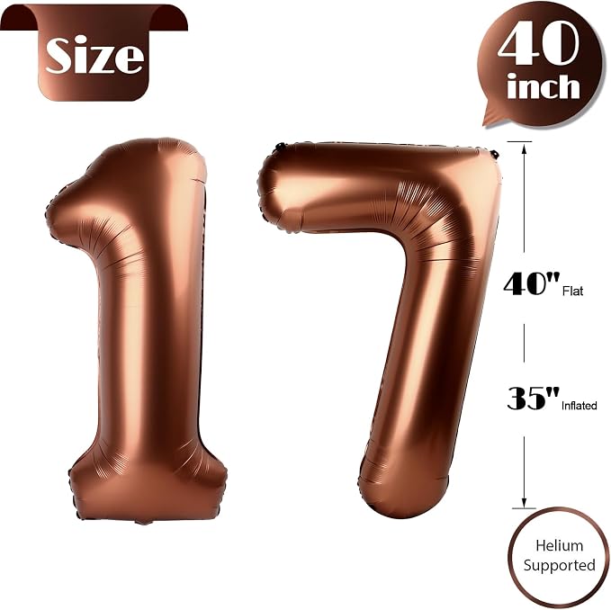 Brown 17 Balloon - Image 5