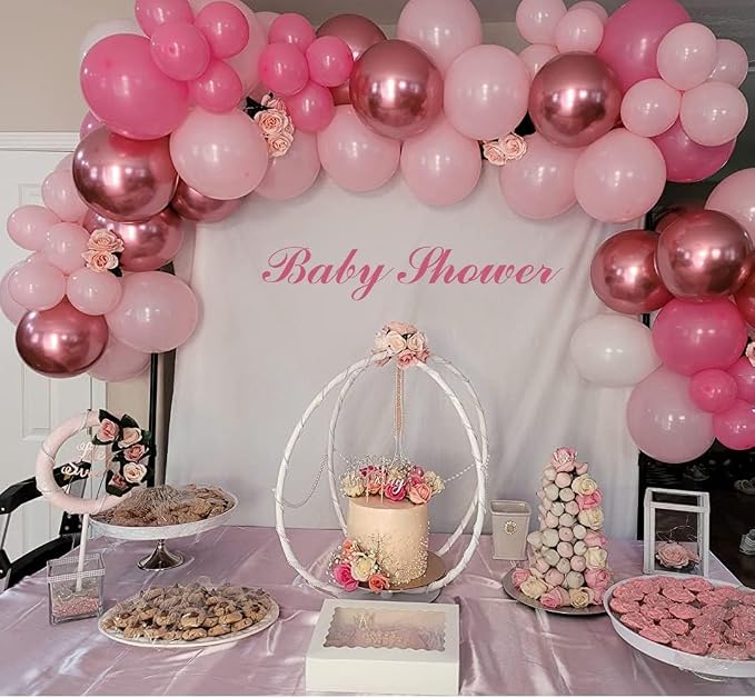 Pink Balloon Arch Kit, Galentine's Day, Valentine's Day, Anniversary Party - Image 4