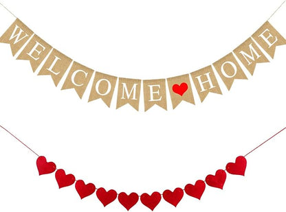 ALLFUN Welcome Home Banner Welcome Home Decorations | Made by ALLFUN