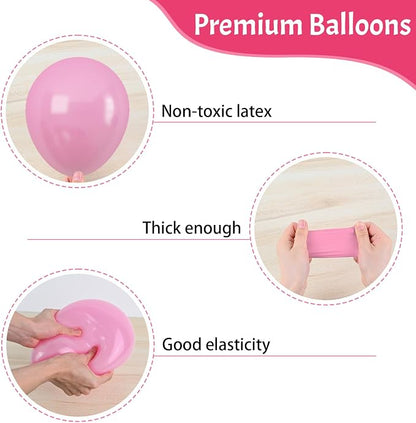 Pink Rose Gold Balloons - Image 5