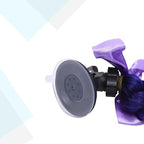 SEGO 1PCS/2PCS Helmet Pigtail Braids with Detachable Suction Cup Bowknot Ponytail Hair Many Colors (Helmet not Included)