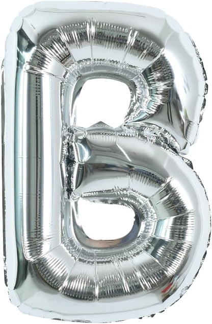 TONIFUL 40 Inch Large Silver Letter B Foil Balloons Alphabet Balloons | Giant by TONIFUL