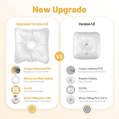 8 Pack Water Weight Bags for Balloon Column Stand and Balloon Arch | Upgraded - Image 6