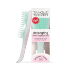 Tangle Teezer Ultimate Detangler Hairbrush, Eliminates Knots & Reduces Breakage, Mini Hair Brush for Travel, Small Hands & All Hair Types, Marshmallow Pink & Mint