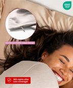 SUNDAYSILKS™ | Silk Pillow Cases | 100% Pure Silk Pillowcase | All Sides 22 Momme Highest Grade 6A | Real Silk Pillowcase for Hair and Skin | King, Queen Mulberry Silk Pillow Case, Zipper [Oat Milk]