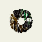 LILYSILK Silk Hair Scrunchies Ties for Frizz & Breakage Prevention 100% Mulberry No Damage Elastic Ponytail Holders, Leo