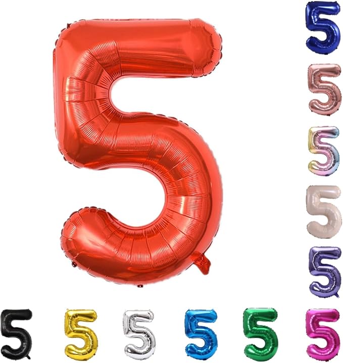 YPSelected 32 Inch Large Foil Helium Number Balloon Birthday Wedding Party 0-9 by YPSelected