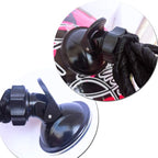 Helmet Pigtails Gradient Ramp Helmet Braids Ponytail Helmet Hair with Suction Cup for Motor Bike 1PCS 24inch (Helmet not Included)