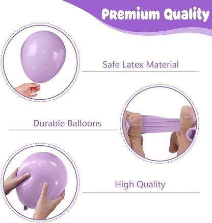 Green and Purple Balloons, for Birthday Baby Shower Engagement Mardi Gras Party - Image 3