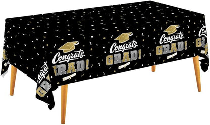 Graduation Decorations, Gongrats Grad Tablecover by Gatherfun