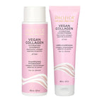 Pacifica Vegan Collagen Hydrating Shampoo & Conditioner Set – Moisturizing Hair Care for Dry Brittle Hair, Biotin & Avocado Oil for Strength & Shine, Thickening Clean Vegan Dermatologist Tested, 12 oz