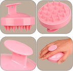 2 Piece Hair Oil Applicator Set, Root Comb Applicator Bottles and Hair Massage Brush, Hair Dye Brush Bottle Root Comb Applicator Hair Dye Comb and Head Massage Brush Hair Oil Applicator Bottle