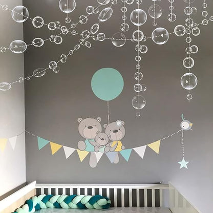 Transparent Bubble Garlands Party Streamers Mermaid Party Decoration, Hanging - Image 4