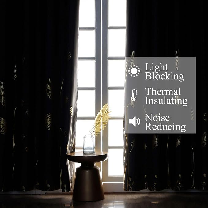 Gold and Grey Blackout Curtains - Image 6
