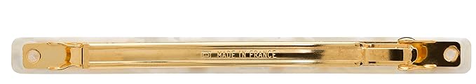 France Luxe Long and Skinny Barrette - Pavlova White