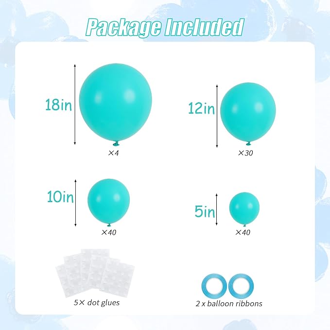 Teal Balloons - Image 2