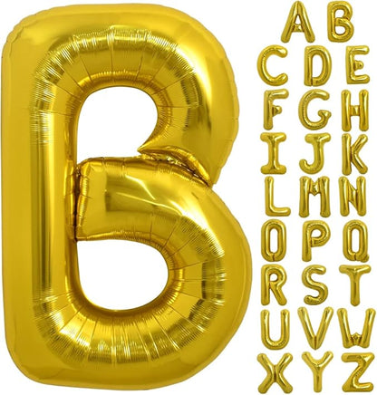TONIFUL 40 Inch Large Gold Letter B Foil Balloons Alphabet Balloons | Giant by TONIFUL