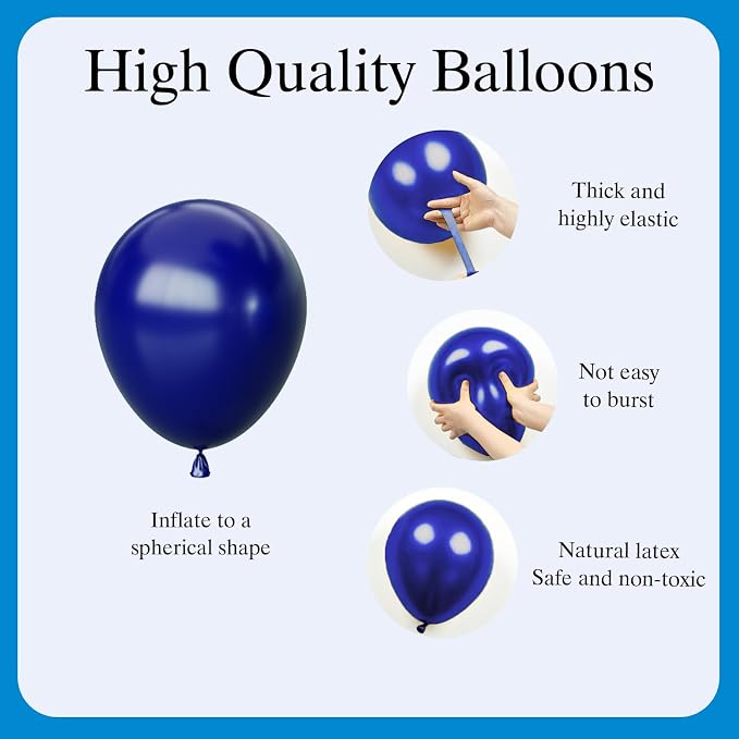 Blue Balloons Set - Image 3